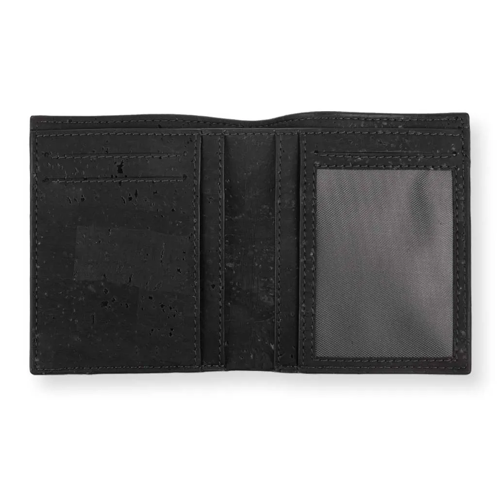 100% VEGAN – ORION SLIM ID WALLET – BLACK