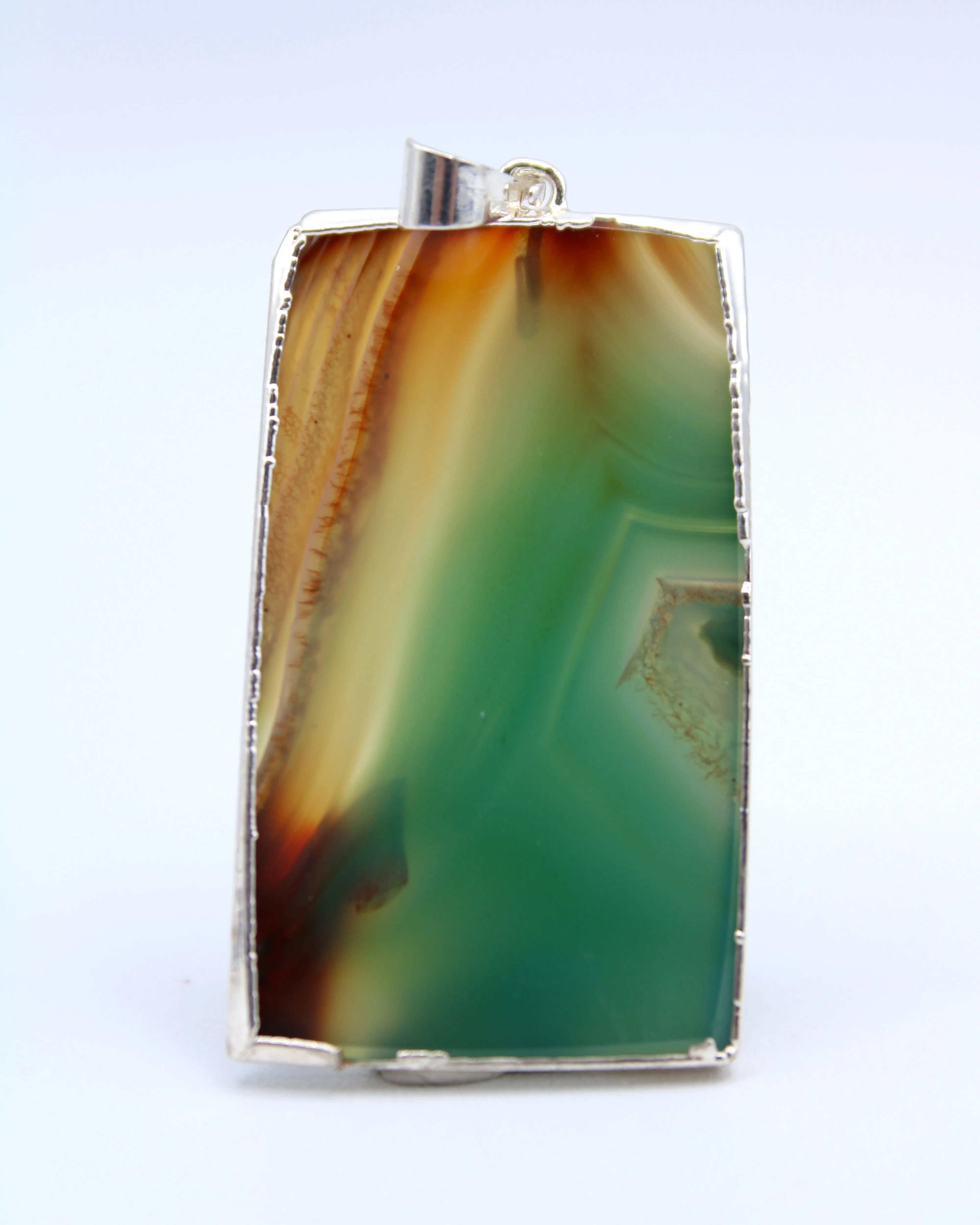 Agate Slice Pendant