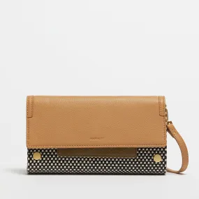 AJ Crossbody Clutch | California Sunday/Brushed Gold