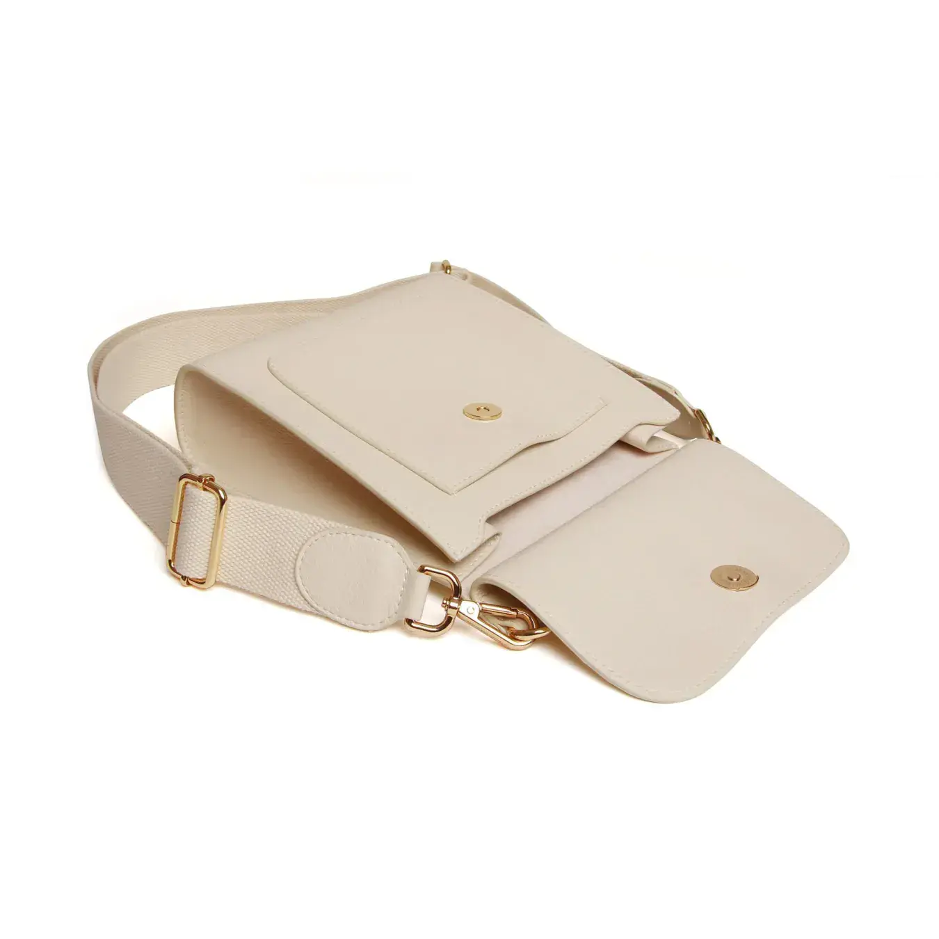 Alice Wheeler Bloomsbury Crossbody Bag - Pastel Cream