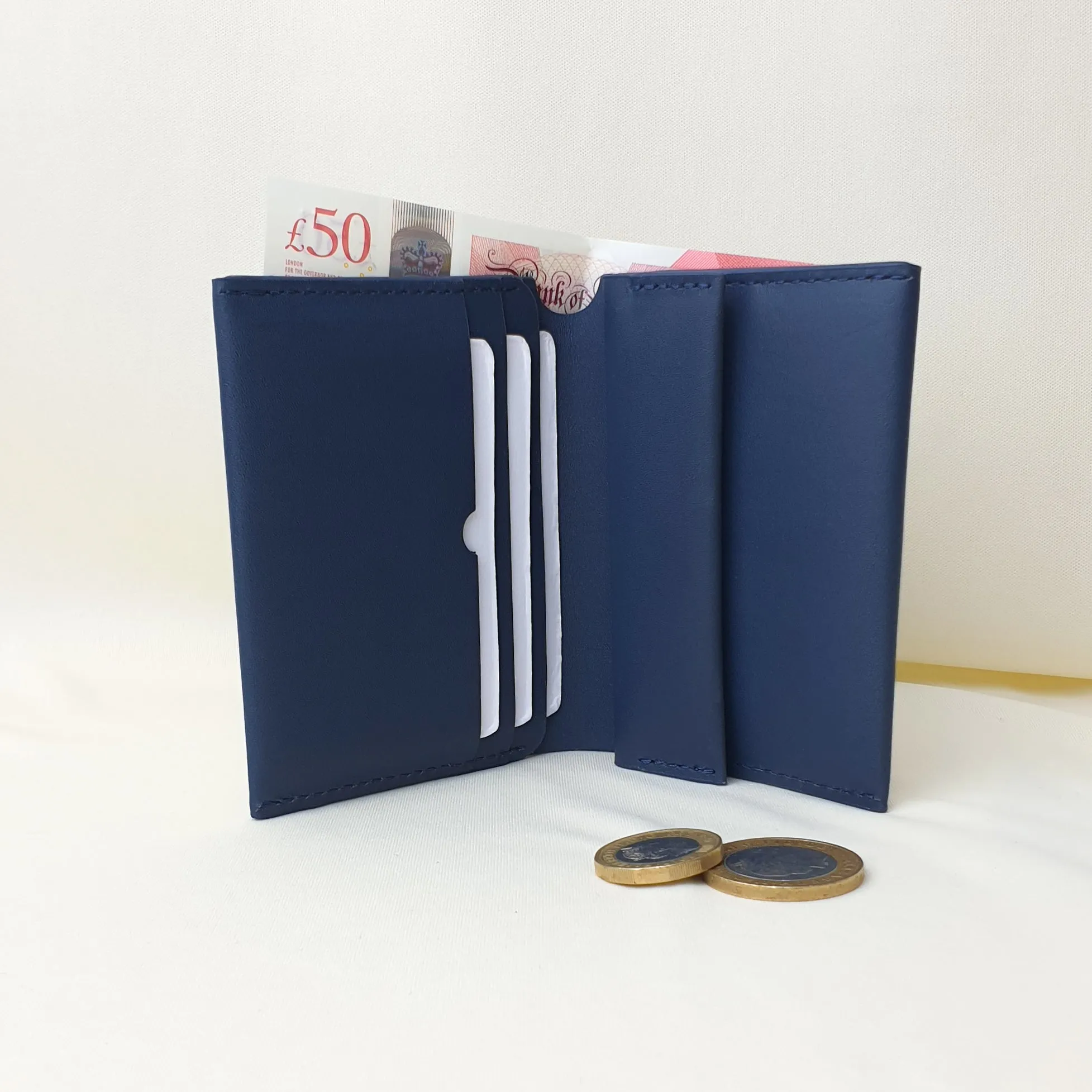 All-in-One Wallet in Navy Blue