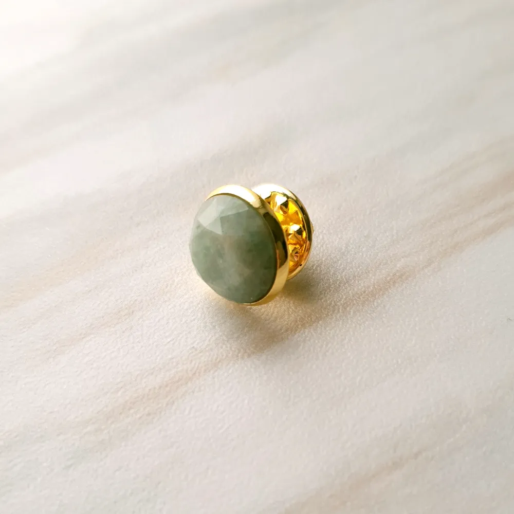 Amazonite Gemstone Pin