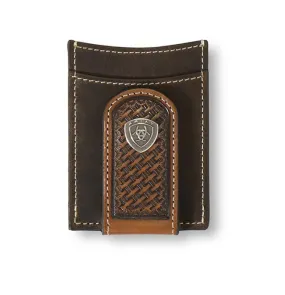 ARIAT MONEY CLIP BASKETWEAVE SUNSET