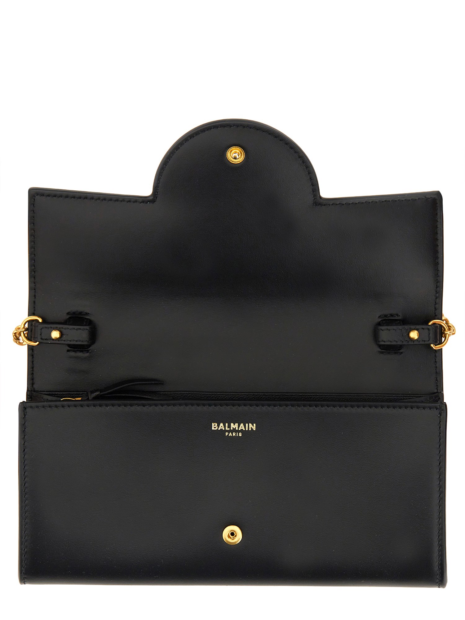 BALMAIN    B-BUZZ LEATHER WALLET