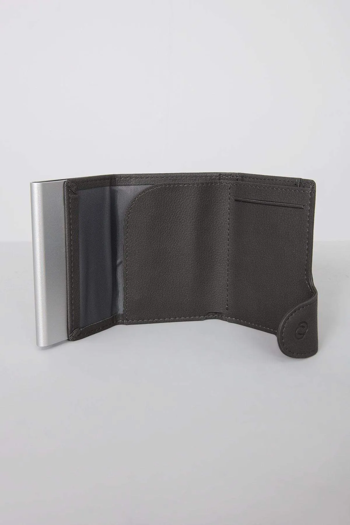 Bank Cards Protector Wallet in Grey