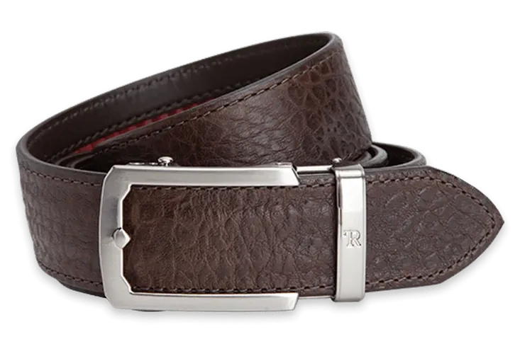 Bison Brown, 38mm Strap, Luxury Belt