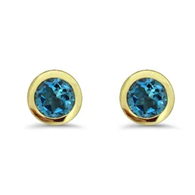 Blue Topaz Earrings