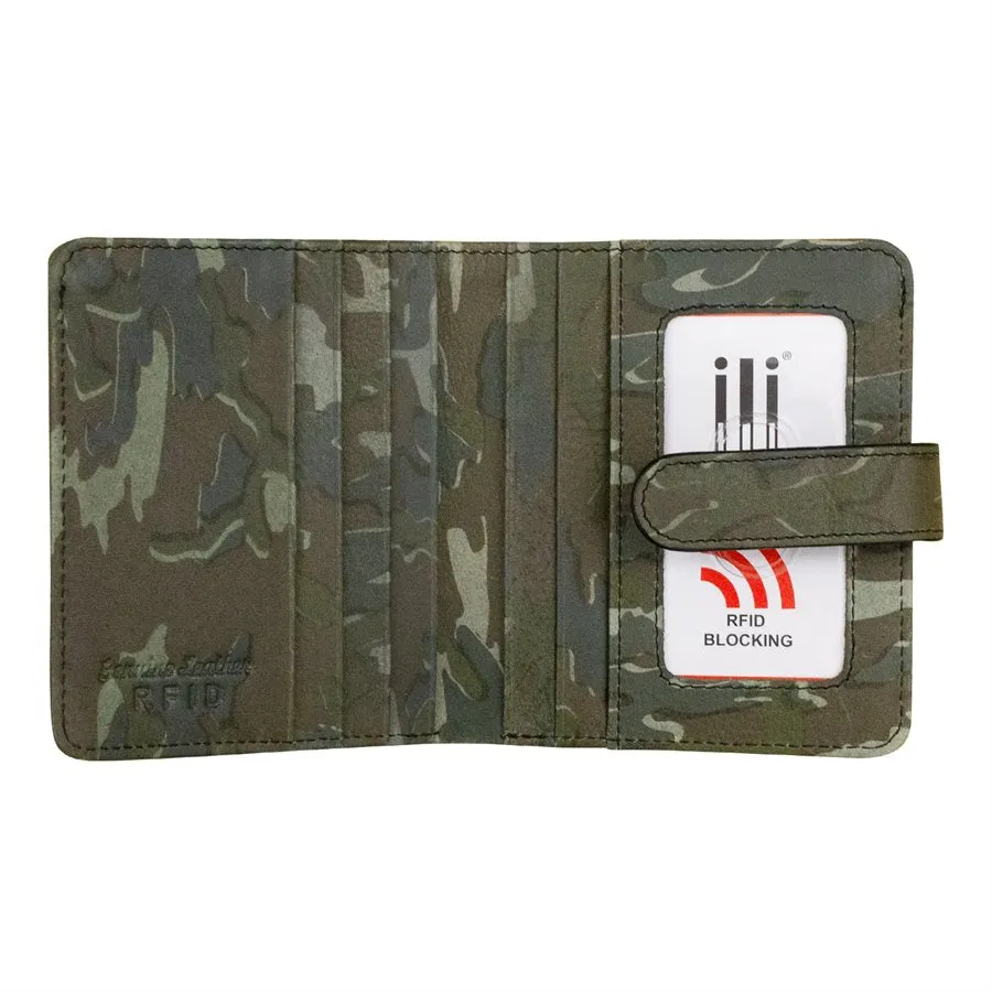 Camo Bi-Fold Credit Card Wallet