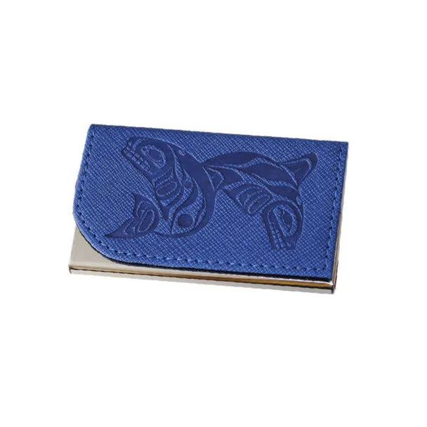 Card Holder - Whales by Paul Windsor