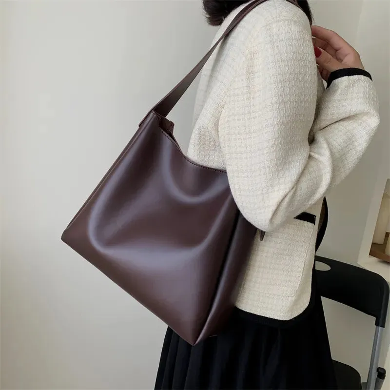 Casual Leather Tote Bag for  Handbags and Purses Women 2023 Trend