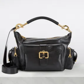 CHLOÉ The Sustainable Edit Camera Crossbody Bag - Black