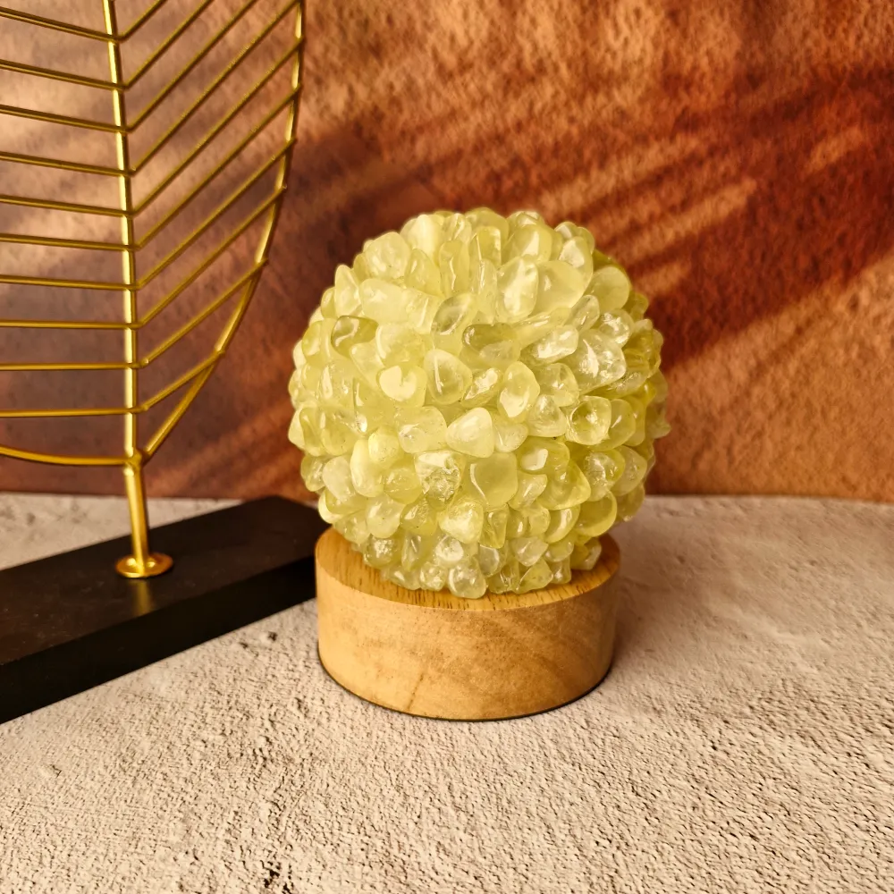 Citrine Gemstone Lamp