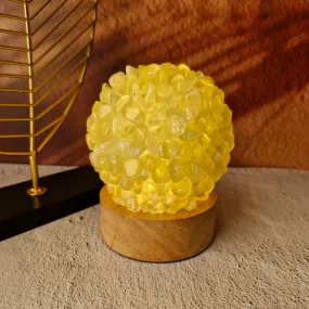 Citrine Gemstone Lamp