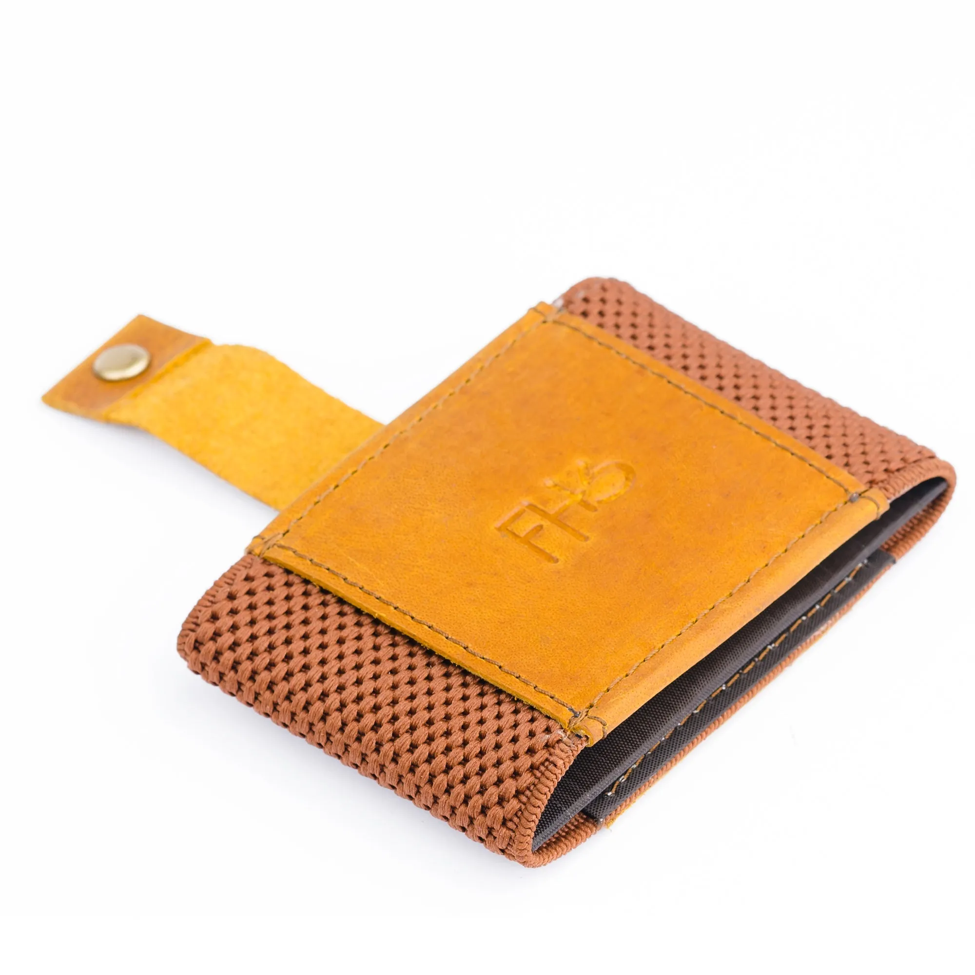 Classic Versatile Moneyclip Tan Wallet