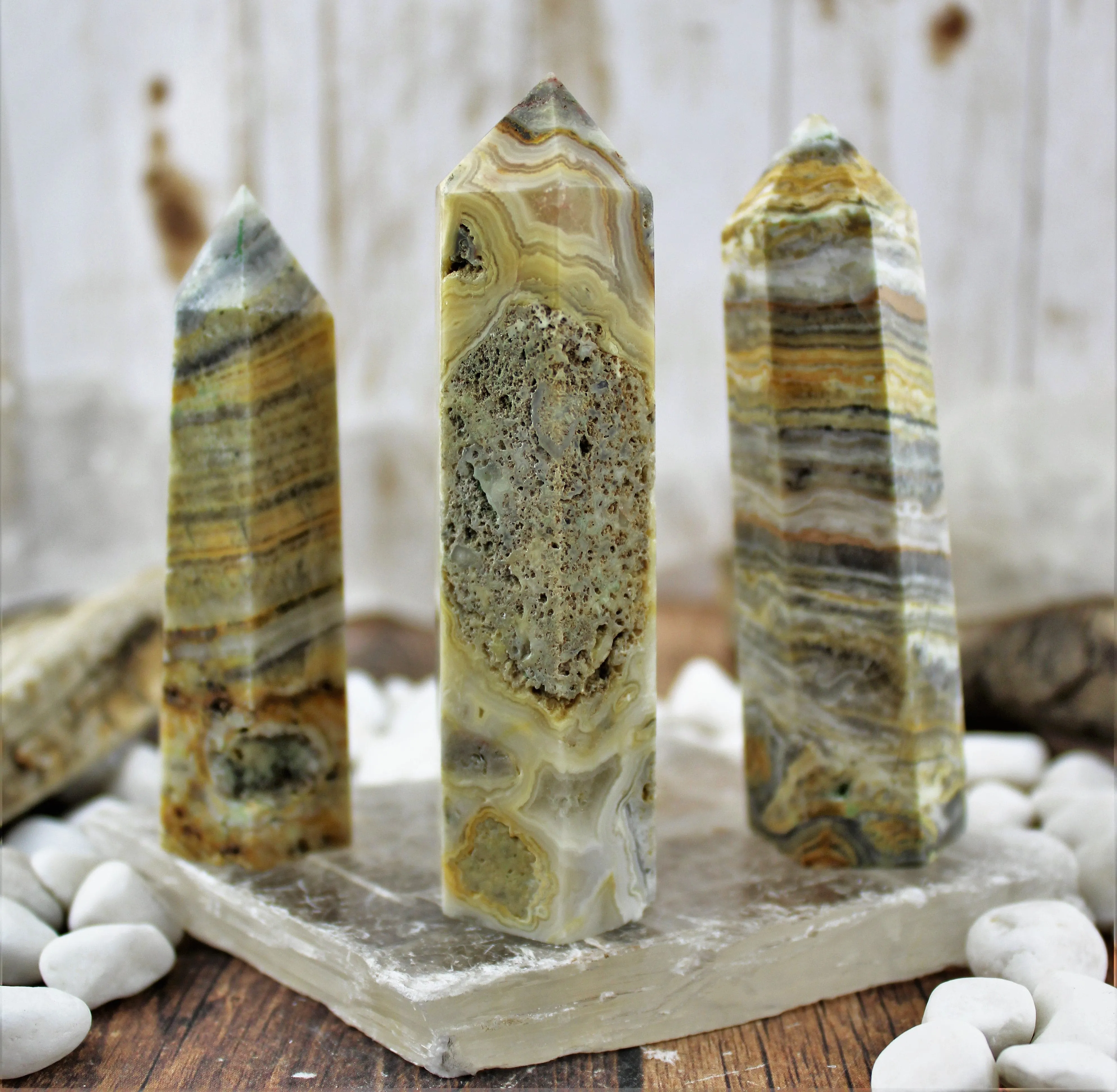 Crazy Lace Agate Towers