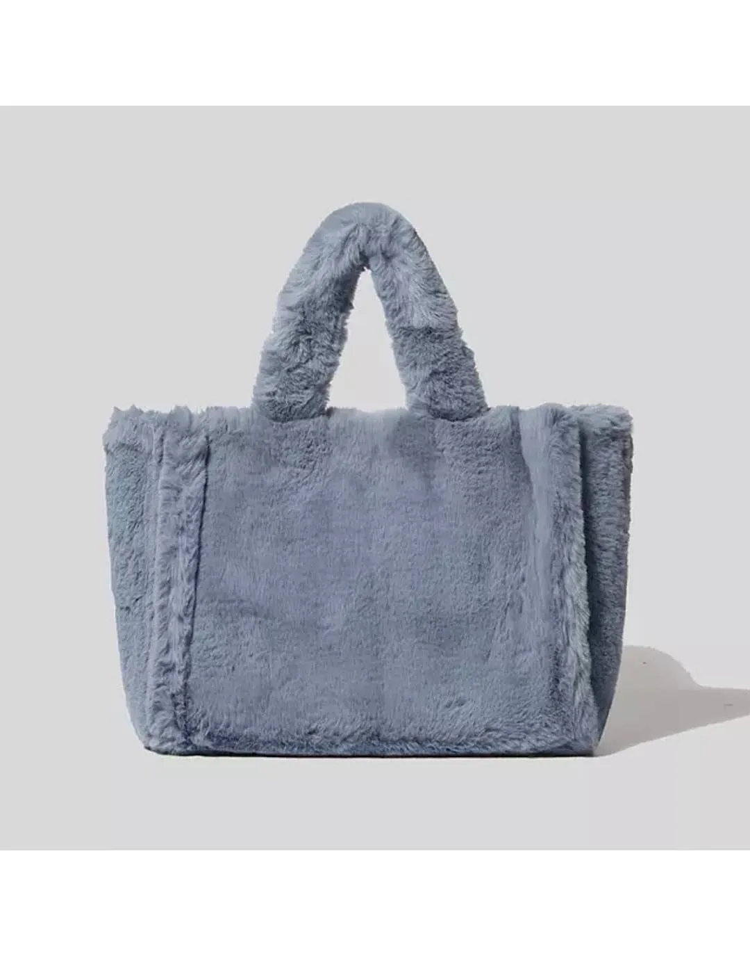 Faux Fur Soft Plush Tote Bag