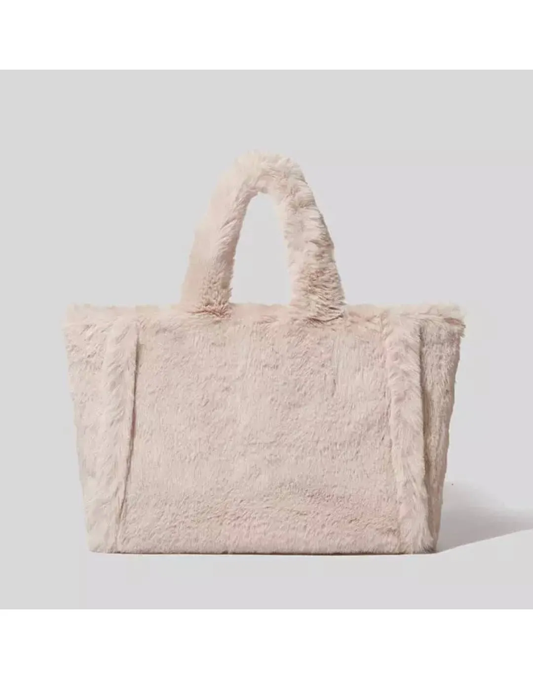 Faux Fur Soft Plush Tote Bag