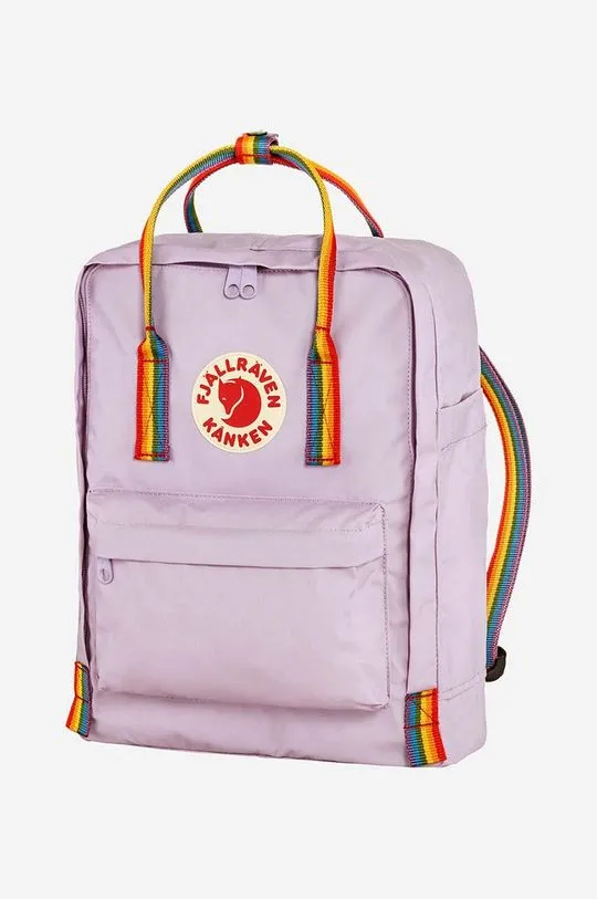 Fjallraven backpack Kanken Rainbow violet color