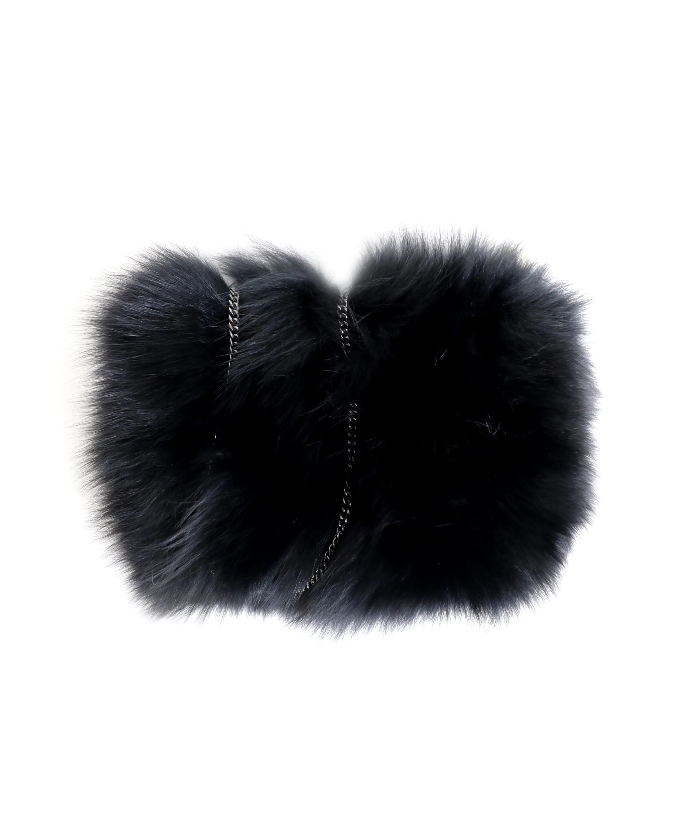 Fox Fur Crossbody Bag & Hand Muff Warmer