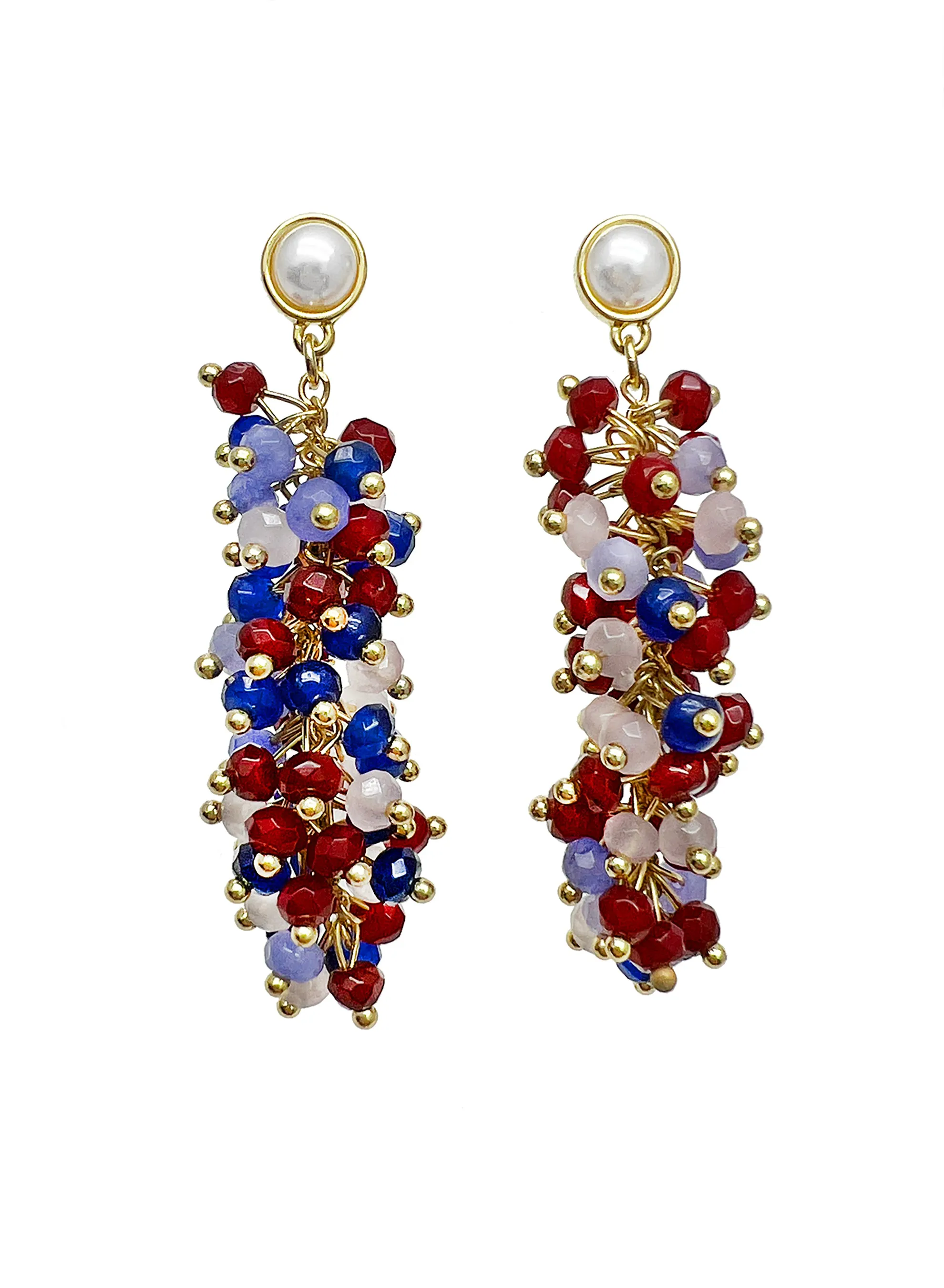 Fruity Colorful Gemstone Earrings JE017