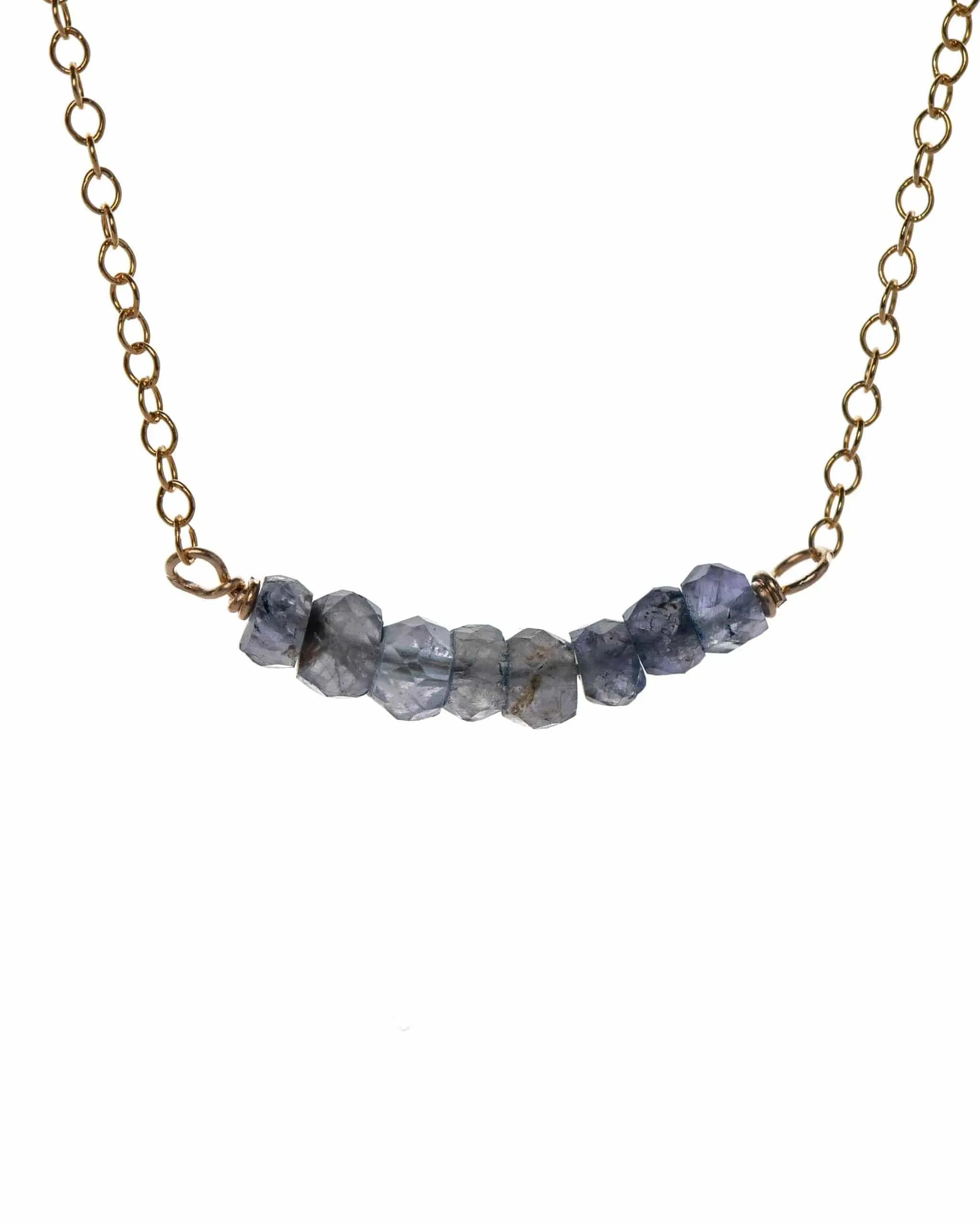 Gemstone Bar Necklace