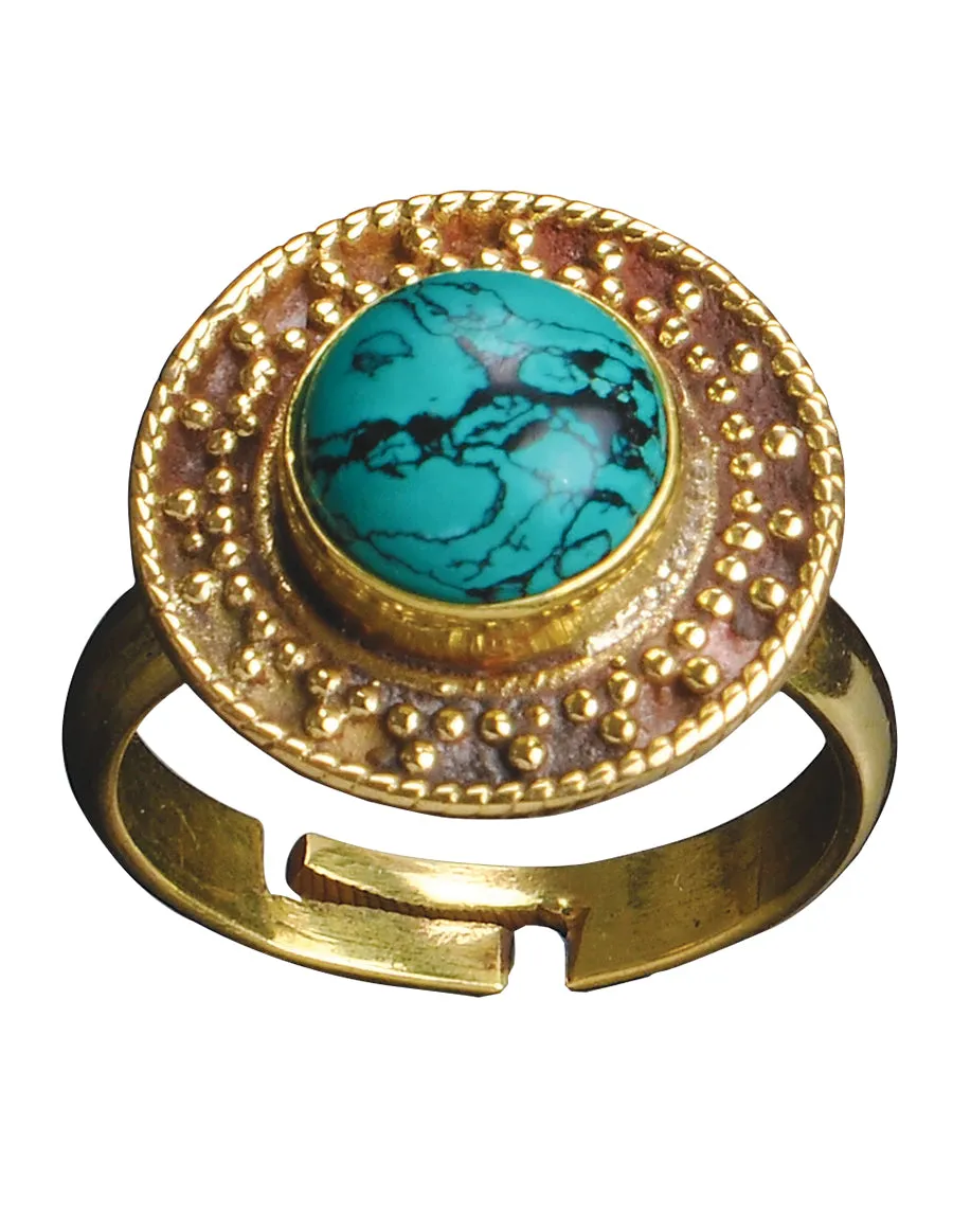 Gemstone Circle Ring