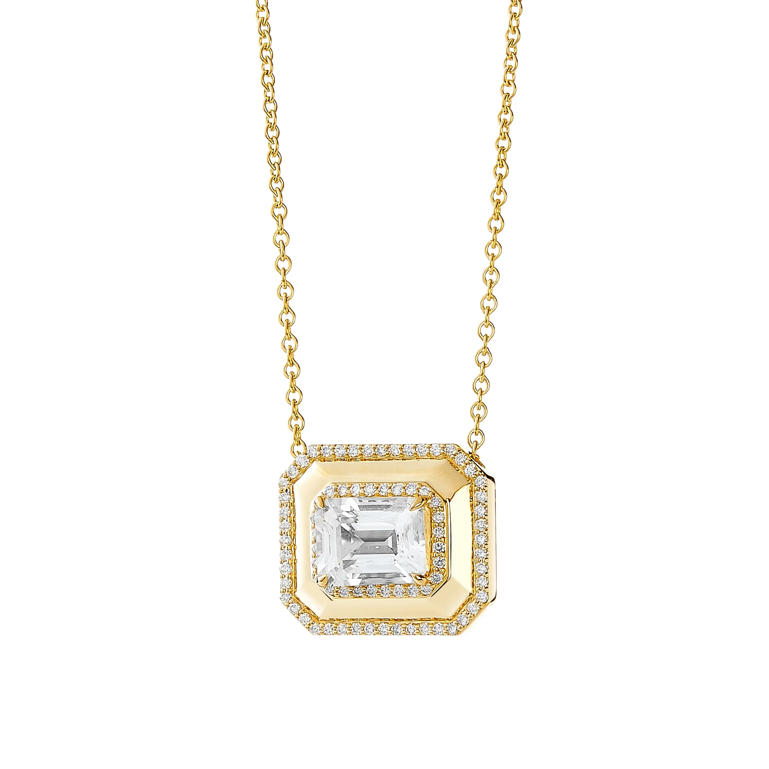 Geometrix Gemstone Necklace