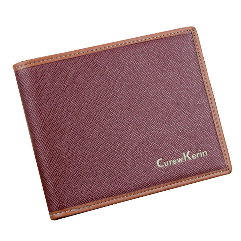 Goforward Men Leather Card Cash Receipt Holder Organizer Wallet Purse Business Clutch