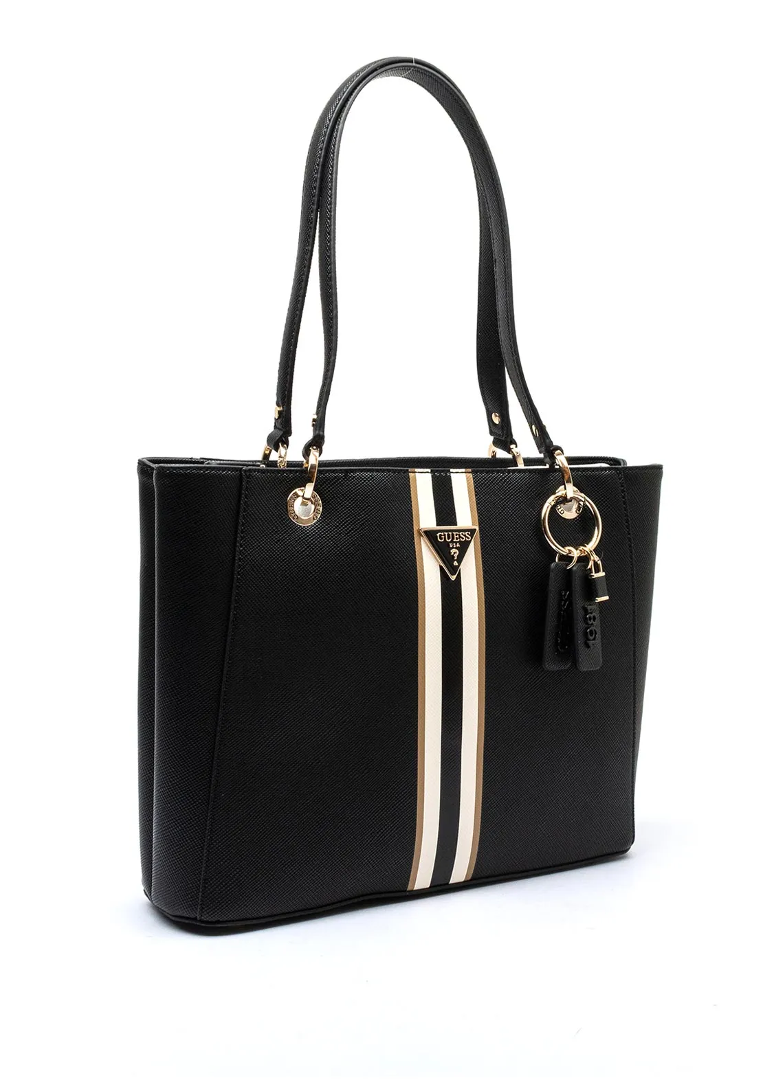 Guess Noelle Structured Tote Bag, Black