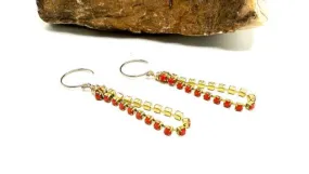 How to Make Wire-Wrapped Rhinestone Cup Chain Earrings by Deb Floros