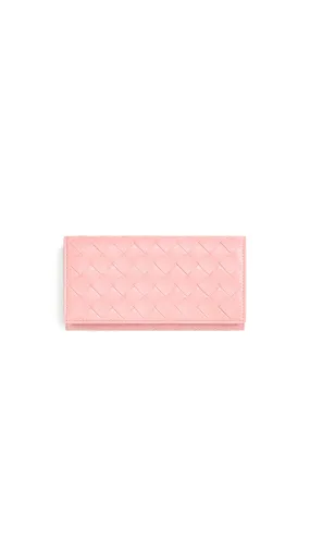 Intrecciato Large Flap Wallet - Ribbon