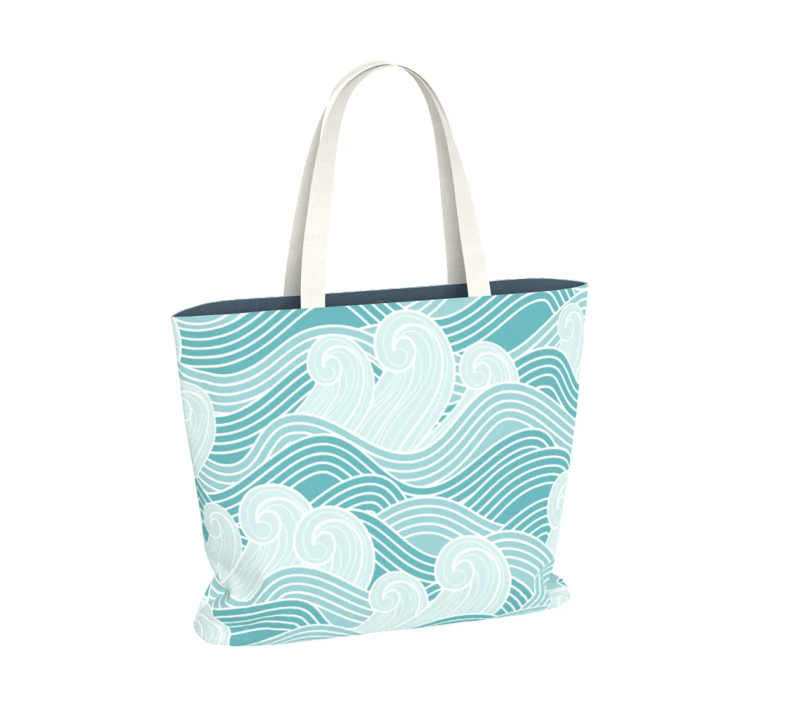 Kai (Sea) Wave Large Tote