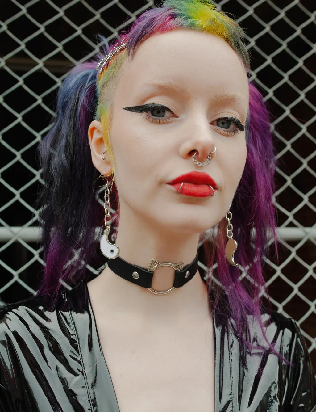 KITTYHEAD CHOKER - BLACK