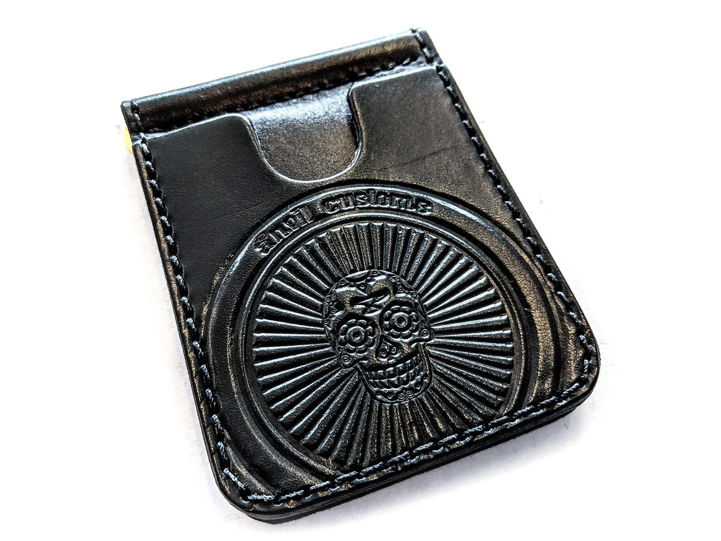 Leather Money Clip Wallet