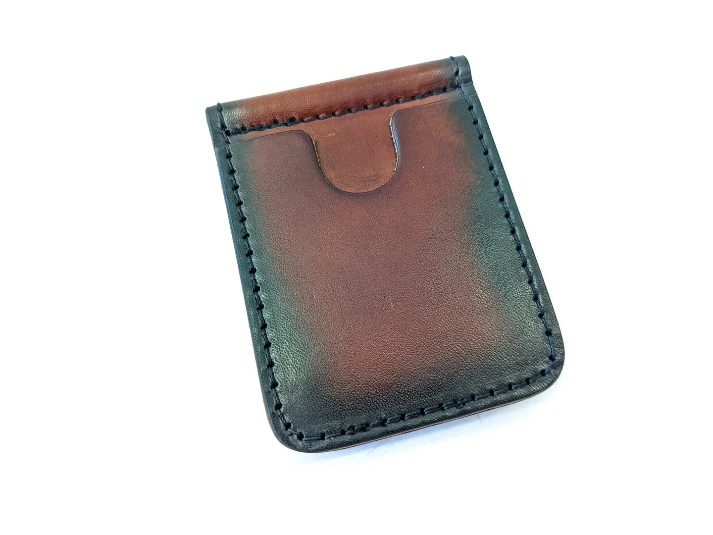 Leather Money Clip Wallet