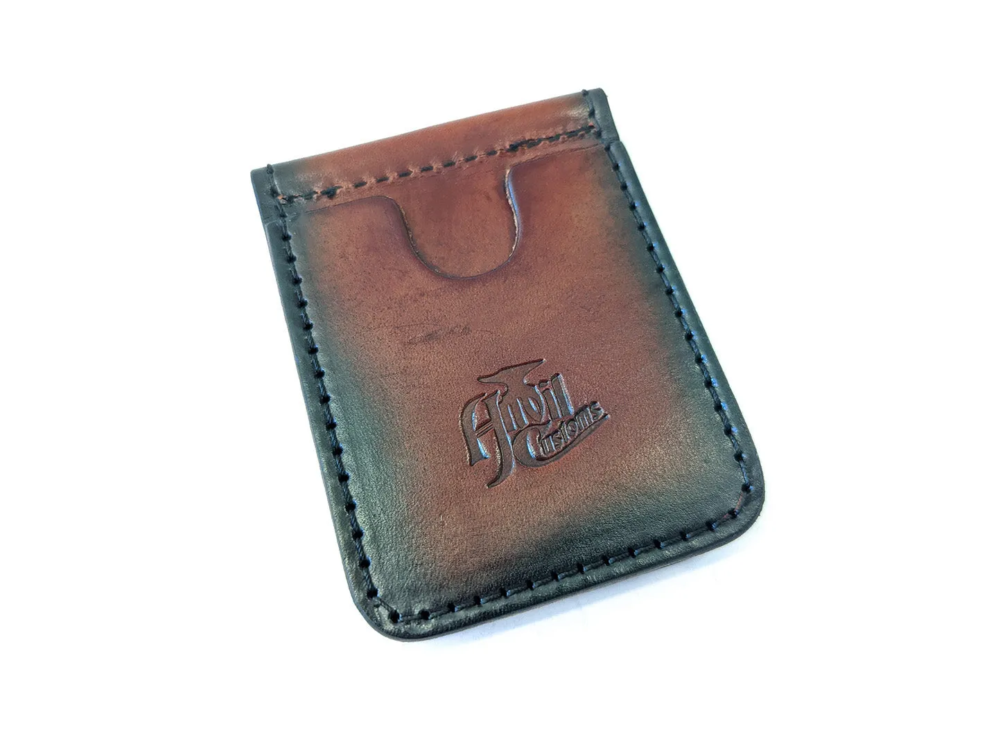 Leather Money Clip Wallet