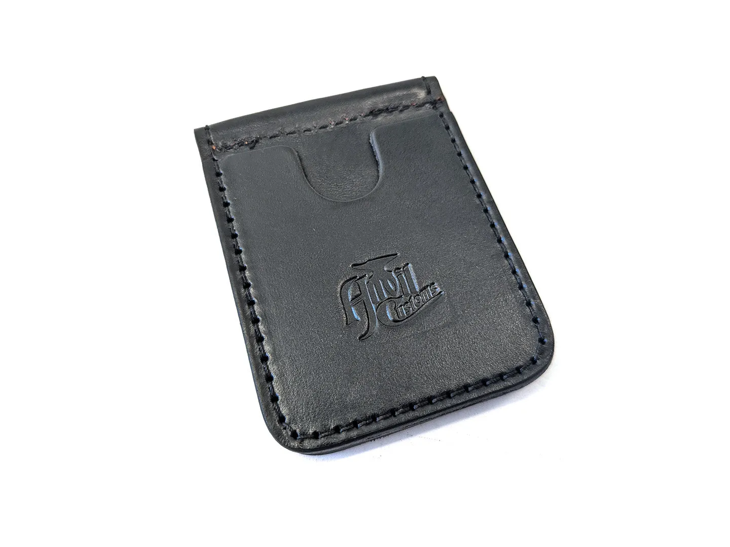 Leather Money Clip Wallet