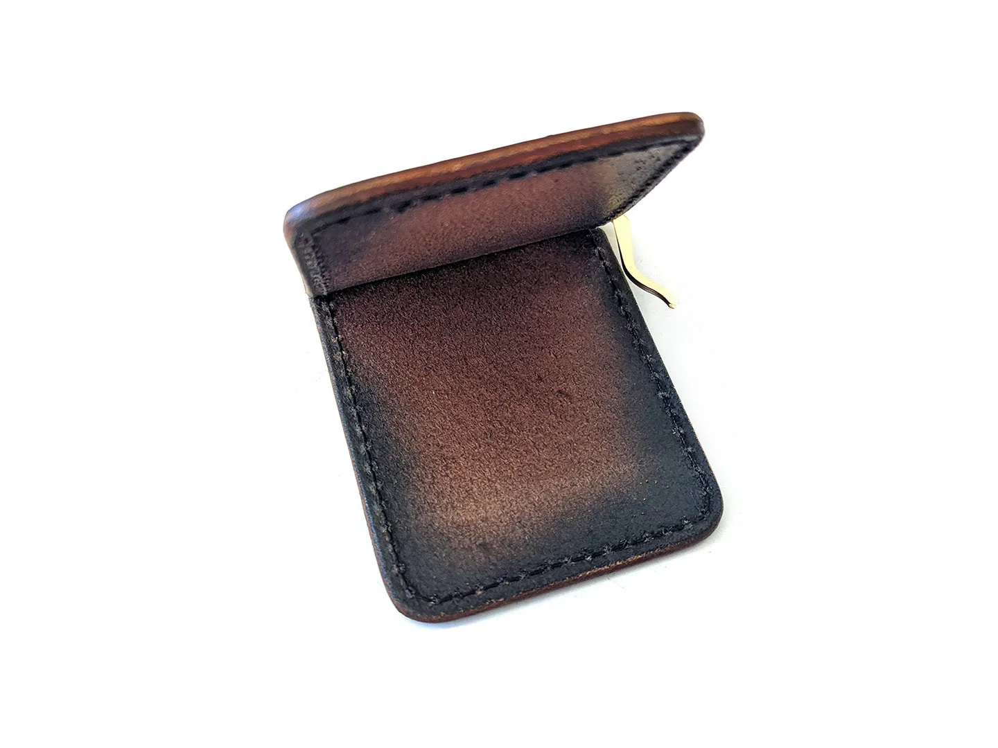 Leather Money Clip Wallet