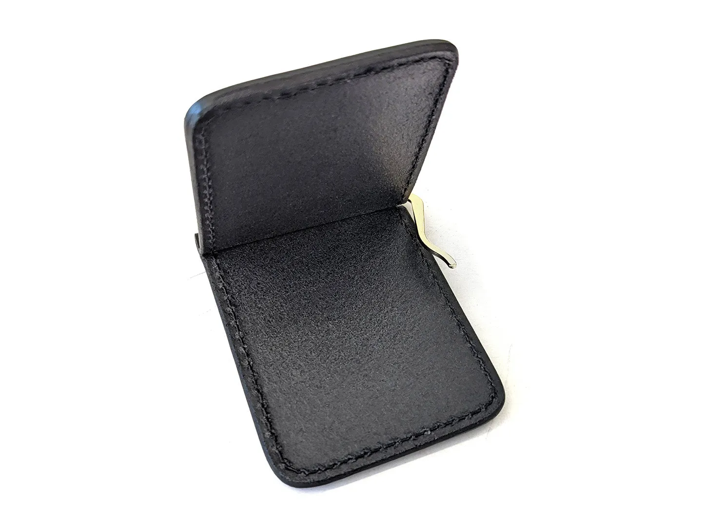 Leather Money Clip Wallet