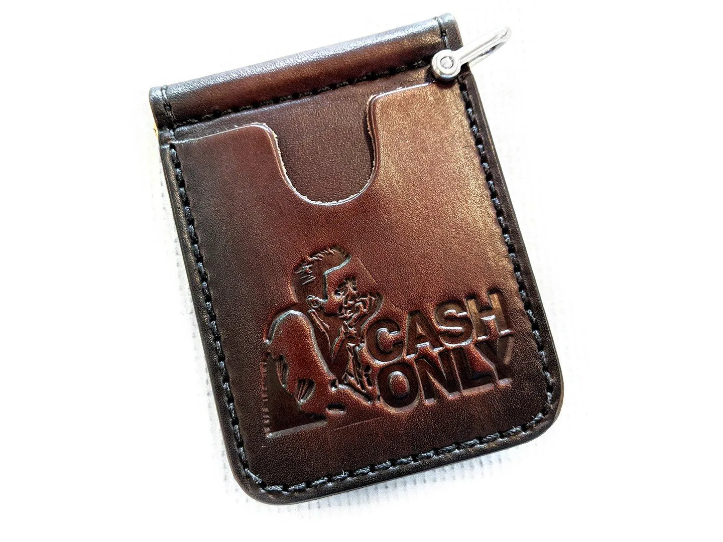 Leather Money Clip Wallet