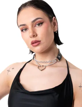 LOVED UP CHOKER - BLACK