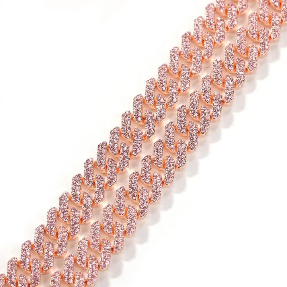 Luxe Bling Pink Cuban Link