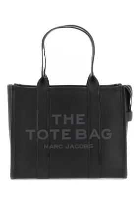 Marc Jacobs The Leather Large Tote Bag   Black