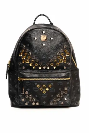 MCM Large Visetos Studded BackPack