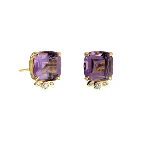 Mogul Gemstone Cushion Earrings