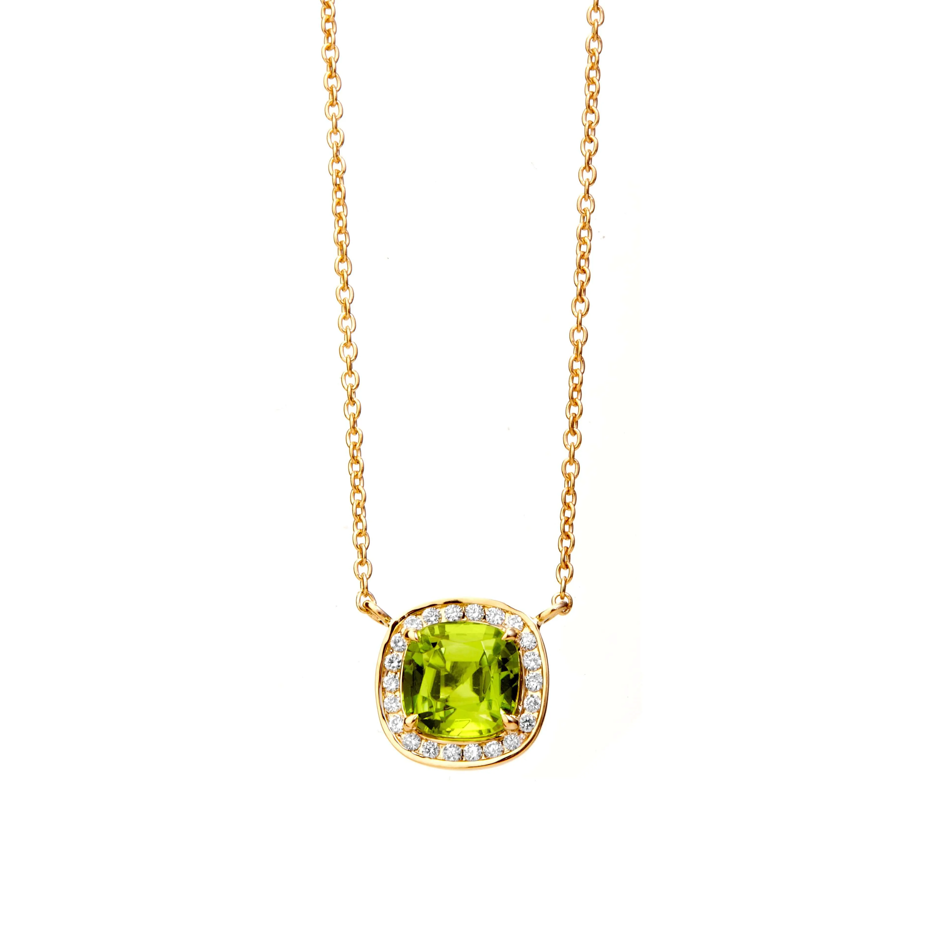 Mogul Gemstone Cushion Necklace