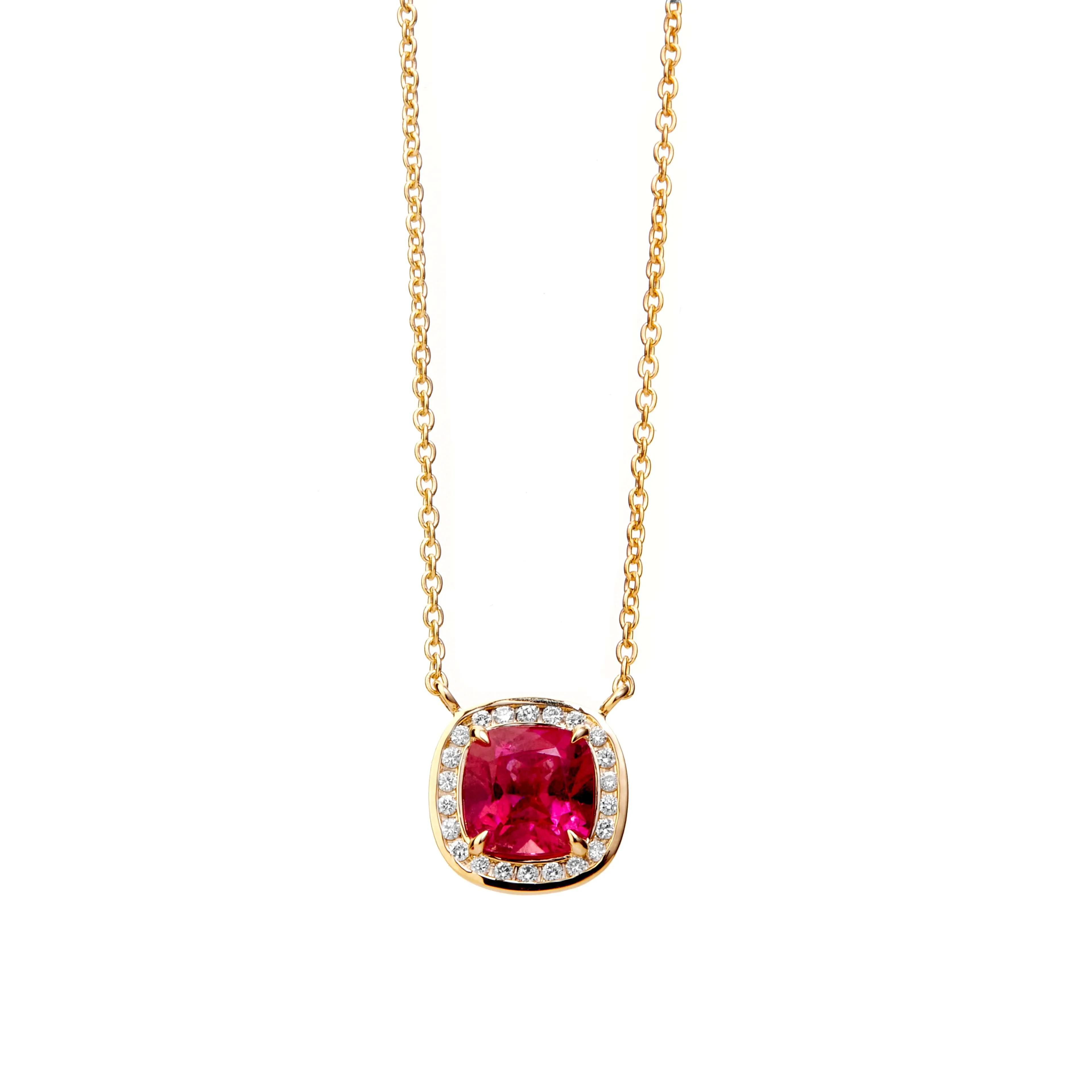 Mogul Gemstone Cushion Necklace