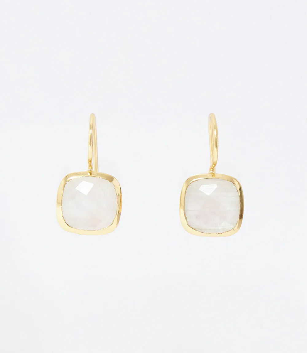 Moonstone Drop Earrings