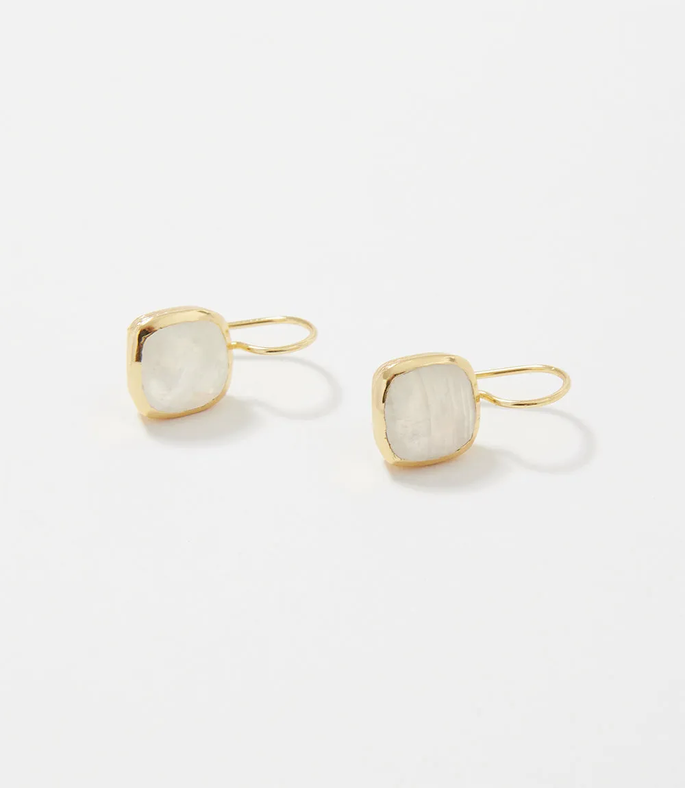 Moonstone Drop Earrings