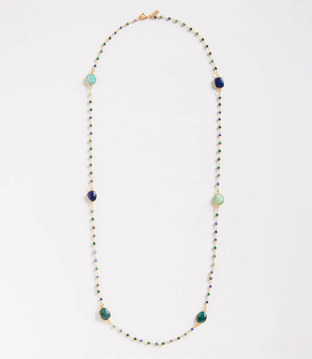 Multicolor Gemstone Necklace